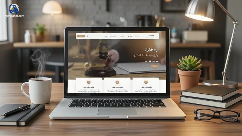 طراحی سایت شخصی آرام طغرل